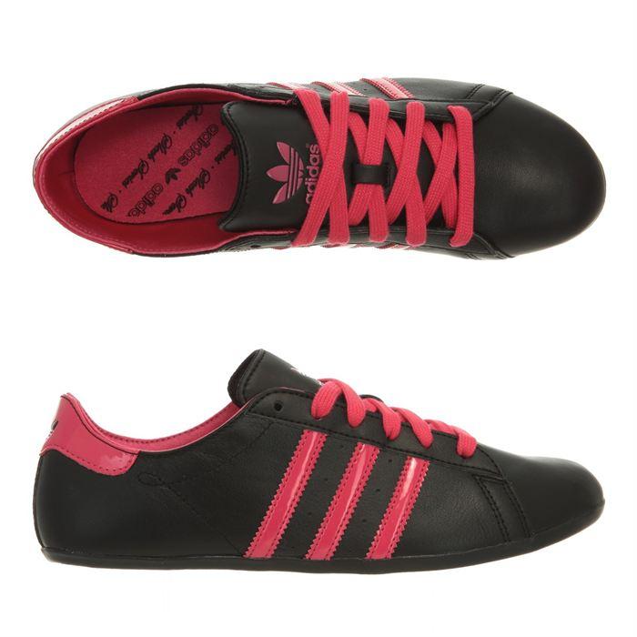 basket adidas femme rose et noir