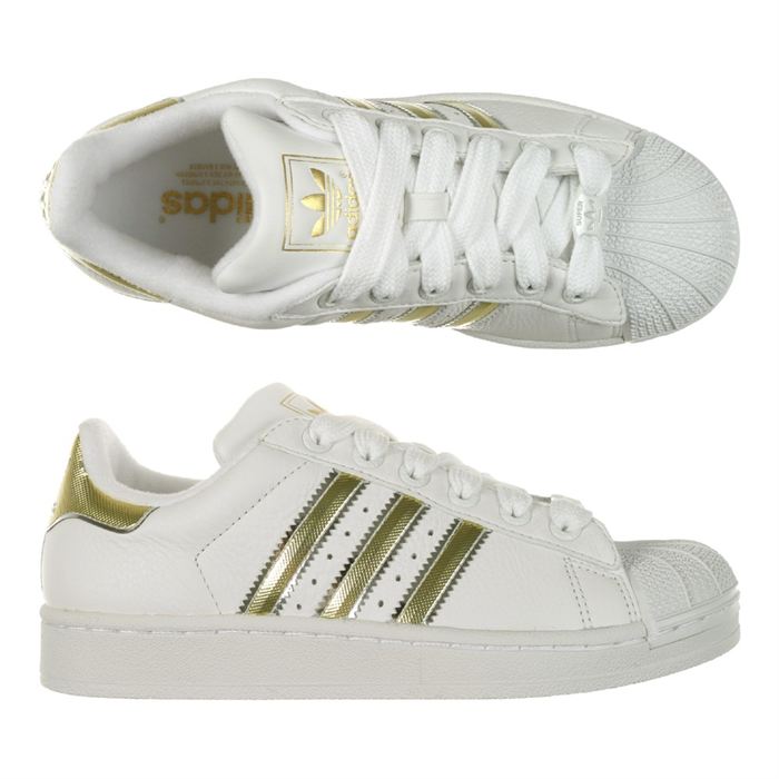 Acheter adidas superstar bande or pas cher