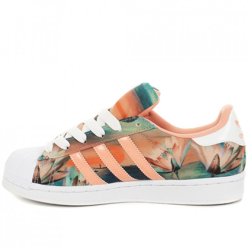 adidas superstar rose blanc et imprime adidas superstar rose blanc et imprime