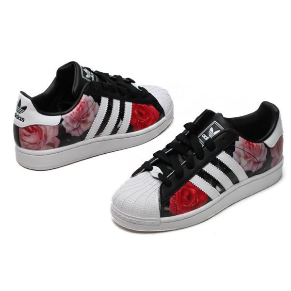 superstar adidas noir brillante