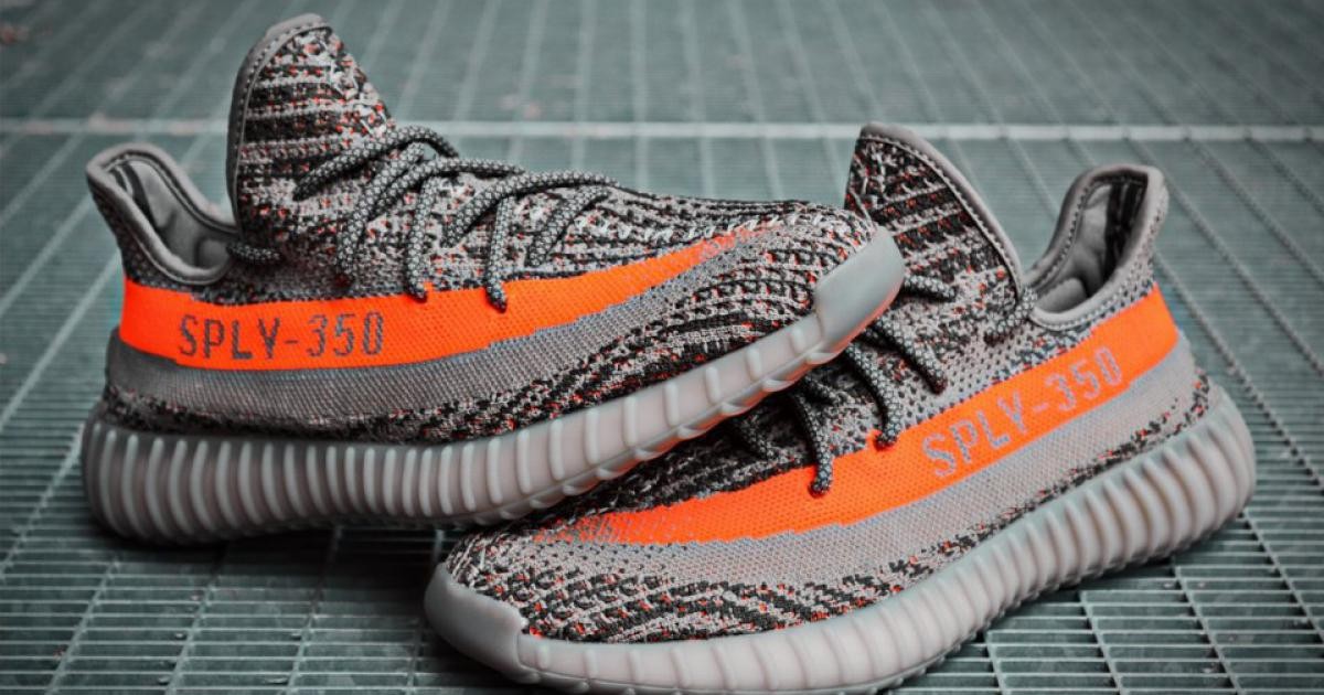 adidas yeezy grise et orange