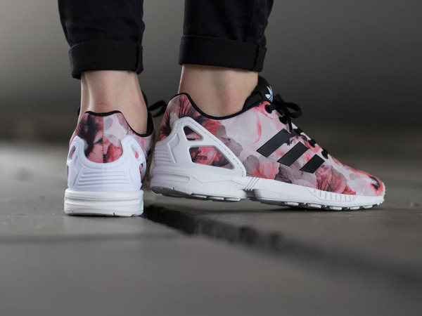 Acheter adidas zx flux pink flowers pas cher