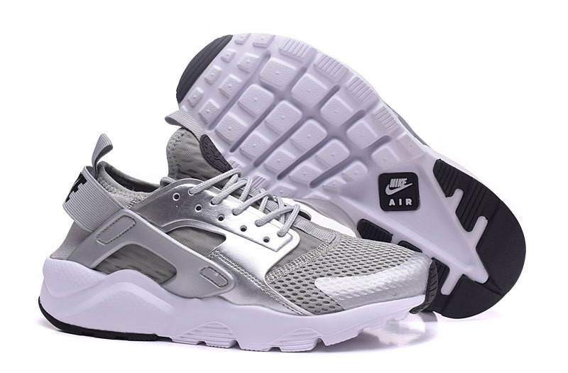 huarache femme argenté