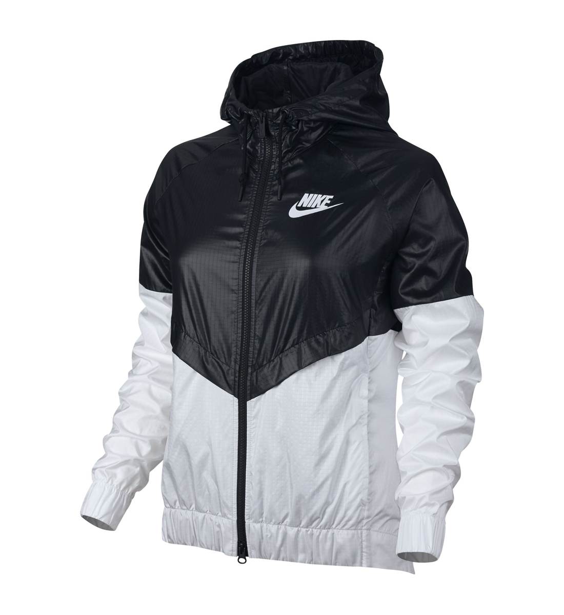 veste nike blanche et noir